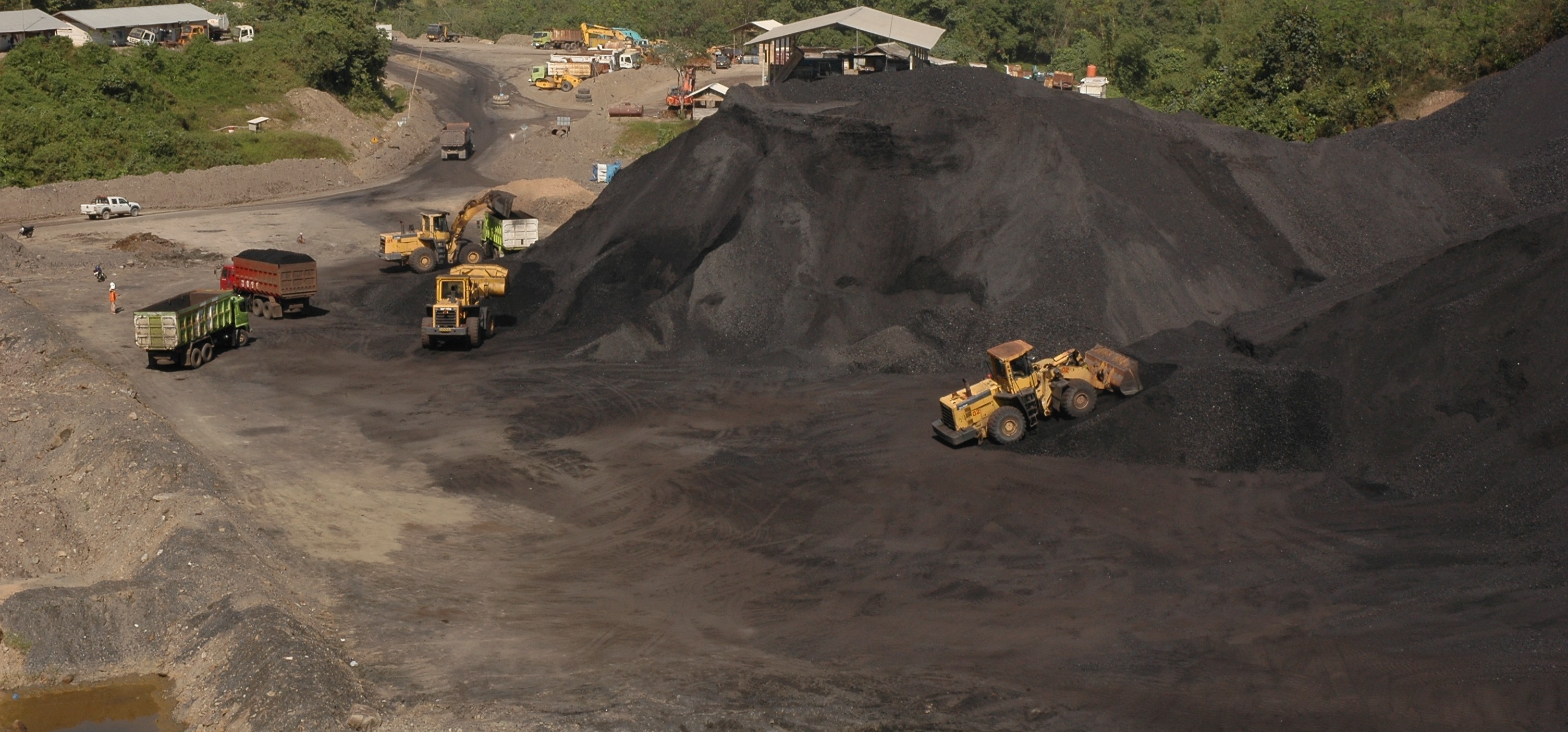 Aktivitas Pengelolaan dan Penumpukan di Area Stockpile